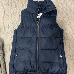 Navy old navy puffer vest size xs
